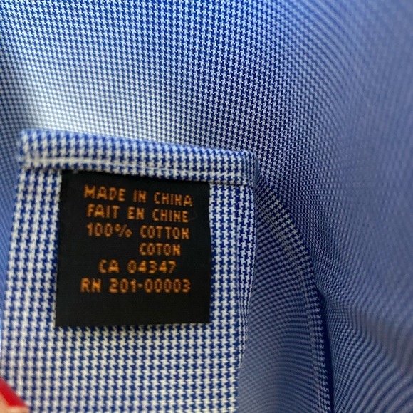 Serica Classics Mens NWT  Dress Shirt size 17. - Picture 8 of 8